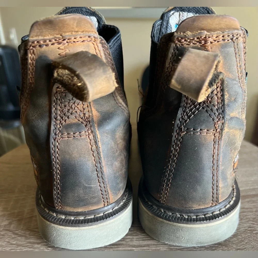 Ariat Work Composite Toe Chelsea Boots Oil Resistant Size 6.5